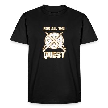 Drôle de GN en direct Cosplay de jeu de rôle - T-shirt Premium bio Homme - noir - Devant - Nico (187cm)