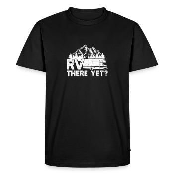Motorhome there still camping fun road trip travel - Men's Premium Organic T-Shirt - black - Front - Nico (187cm)