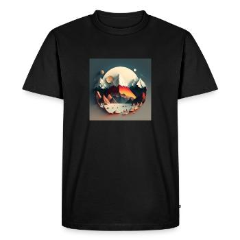 SURREAL - Men's Premium Organic T-Shirt - black - Front - Nico (187cm)