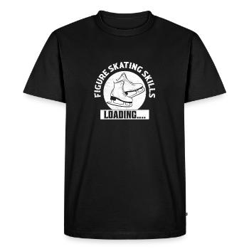 Figure Skating Skills Loading.... Ice Skater Skate - Men's Premium Organic T-Shirt - black - Front - Nico (187cm)