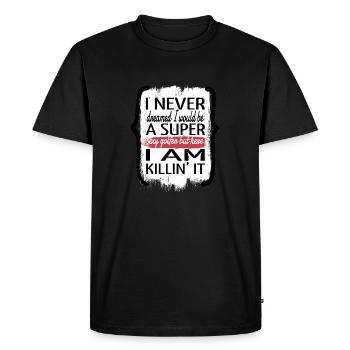 golfenfants clubs de golf drôles garçonsgolf drôlegolfcitation - T-shirt Premium bio Homme - noir - Devant - Nico (187cm)