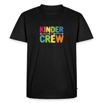 Kids Crew Kindergarten Teacher Funny First Day - T-shirt Premium bio Homme - noir - Devant - Nico (187cm)