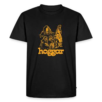 hoggar! - Men's Premium Organic T-Shirt - black - Front - Nico (187cm)