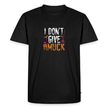Je n’abandonne pas, drôle de chapeau de sorcière d’Halloween - T-shirt Premium bio Homme - noir - Devant - Nico (187cm)