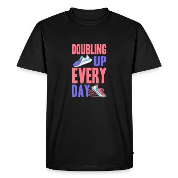 Collectionneur Sneakerhead - T-shirt Premium bio Homme - noir - Devant - Nico (187cm)