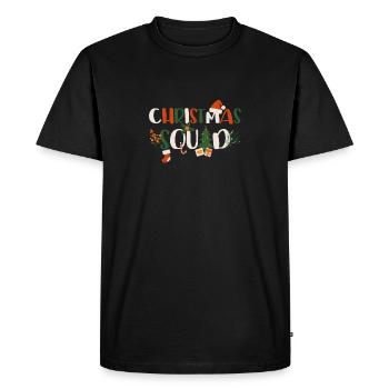 Équipe de Noël Santa Funny Noël Family Match - T-shirt Premium bio Homme - noir - Devant - Nico (187cm)