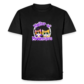 Mère de Meownsters Mignons Chats Costume d’Halloween - T-shirt Premium bio Homme - noir - Devant - Nico (187cm)
