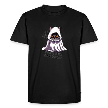 This is some boo sheet cat ghost - Men's Premium Organic T-Shirt - black - Front - Nico (187cm)