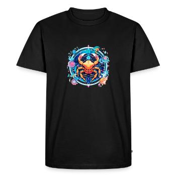 Adoptez votre identité de cancer : Fierté Cancer - T-shirt Premium bio Homme - noir - Devant - Nico (187cm)