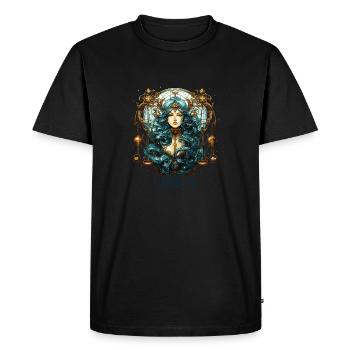 Vérifiez votre compatibilité Libra - Libra Women - T-shirt Premium bio Homme - noir - Devant - Nico (187cm)