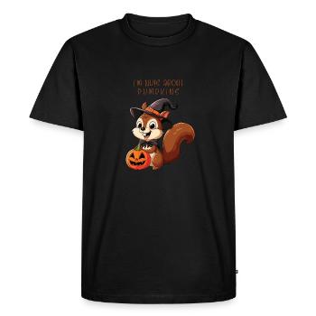 Écuyer d’Halloween - T-shirt Premium bio Homme - noir - Devant - Nico (187cm)