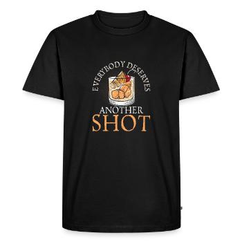 Tout le monde mérite un autre coup Barman Cocktail Ba - T-shirt Premium bio Homme - noir - Devant - Nico (187cm)