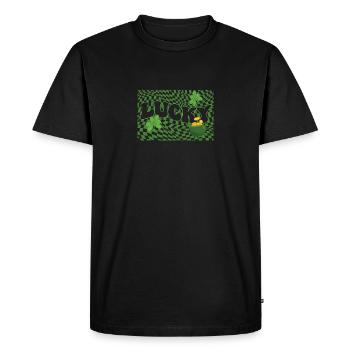 Joyeuse Saint-Patrick Shamrock Irlande Luxure - T-shirt Premium bio Homme - noir - Devant - Nico (187cm)