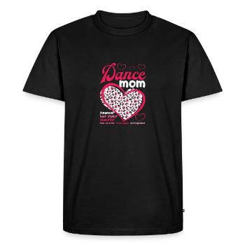 Danse Maman Drôle Danse Maman Danseuse Fête des Mères - T-shirt Premium bio Homme - noir - Devant - Nico (187cm)