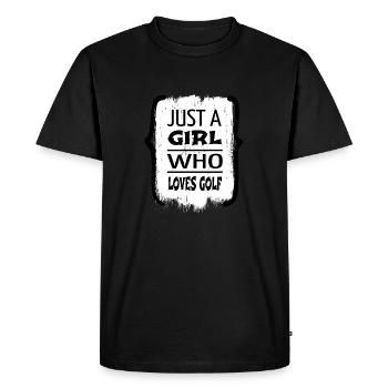 Golfcoach Golfgirl Golf Clubs Golfking Fun - T-shirt Premium bio Homme - noir - Devant - Nico (187cm)