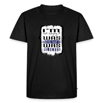 Zone 51 Raid Ancien Egyptien Bday Présenter des blagues - T-shirt Premium bio Homme - noir - Devant - Nico (187cm)