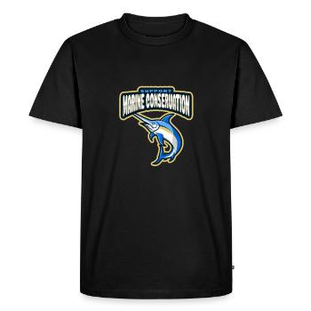 Marine Conservation - T-shirt Premium bio Homme - noir - Devant - Nico (187cm)