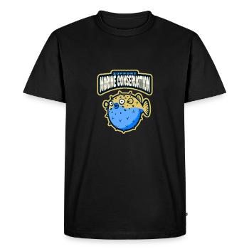 Marine Conservation - T-shirt Premium bio Homme - noir - Devant - Nico (187cm)