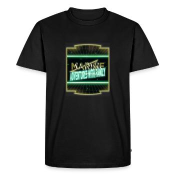 birthday present oceanic biodiversity birthday - Men's Premium Organic T-Shirt - black - Front - Nico (187cm)