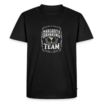 Margarita Drinking Team Cocktail Alcool Mixte - T-shirt Premium bio Homme - noir - Devant - Nico (187cm)