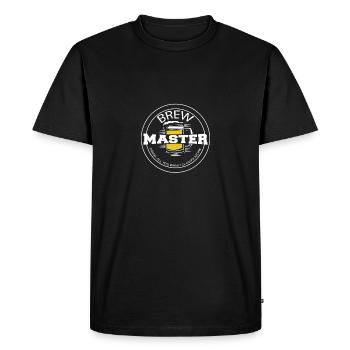 Maître brasseur Buvez tout ce que vous voulez, j’en ferai plus - T-shirt Premium bio Homme - noir - Devant - Nico (187cm)