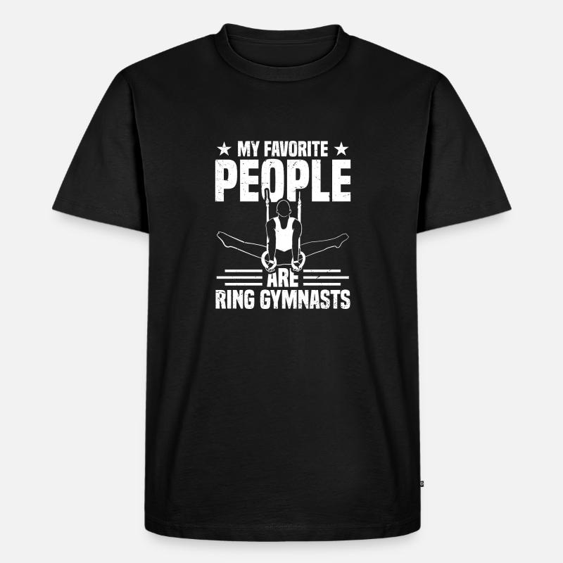 Ringturnen 8 - Männer Premium Bio T-Shirt - Schwarz