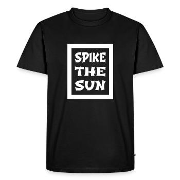 Radiant Sunshine cadeau blague idée cadeau Happy Cool - T-shirt Premium bio Homme - noir - Devant - Nico (187cm)