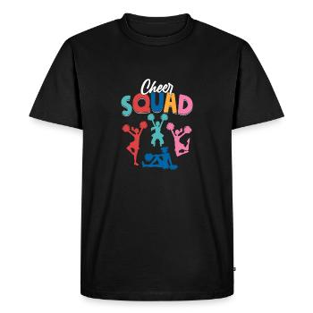 Cheer Squad Cheerleader Cheerleading - Men's Premium Organic T-Shirt - black - Front - Nico (187cm)