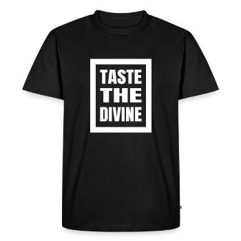 Combinaisons de saveurs Plaisir culinaire frais - T-shirt Premium bio Homme - noir - Devant - Nico (187cm)