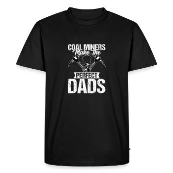 Les mineurs de charbon font les papas parfaits pour l’extraction de pioches - T-shirt Premium bio Homme - noir - Devant - Nico (187cm)