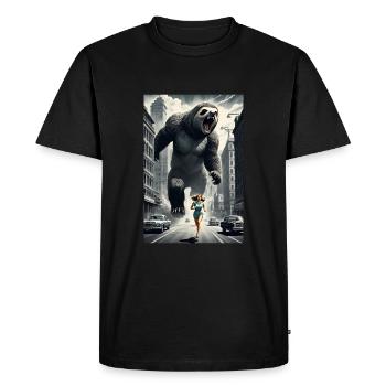 Affiche du film : King Sloth (1933) - T-shirt Premium bio Homme - noir - Devant - Nico (187cm)