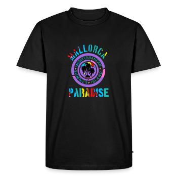 seventeenth state of Mallorca Palma - Men's Premium Organic T-Shirt - black - Front - Nico (187cm)