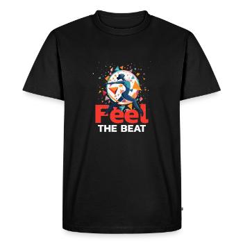Dancers Dance/Dance Men Women - T-shirt - Men's Premium Organic T-Shirt - black - Front - Nico (187cm)
