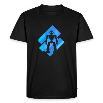 Robot Technology Scifi - Men's Premium Organic T-Shirt - black - Front - Nico (187cm)