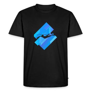 Nageurs Apnée Sauveteur - T-shirt Premium bio Homme - noir - Devant - Nico (187cm)