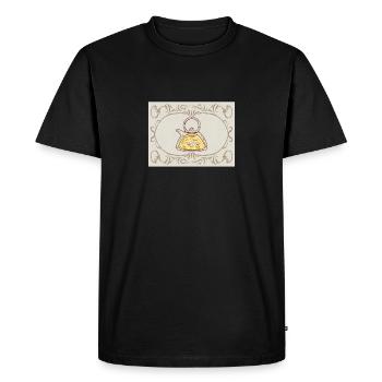 Théière Florale Vintage Illustration Flora Vintage - T-shirt Premium bio Homme - noir - Devant - Nico (187cm)