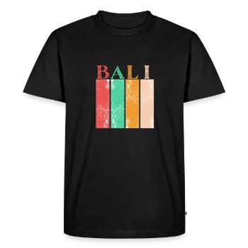 The magic of Bali Indonesia - Men's Premium Organic T-Shirt - black - Front - Nico (187cm)