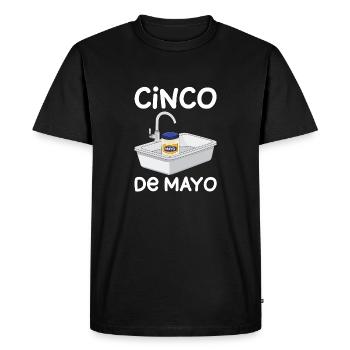 Cinco de Mayo Fun à l’évier - T-shirt Premium bio Homme - noir - Devant - Nico (187cm)