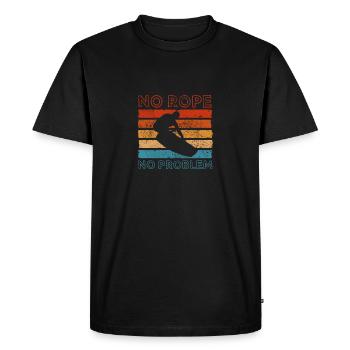 Wakeboard - T-shirt Premium bio Homme - noir - Devant - Nico (187cm)