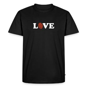 Love Forensics Science Geek Forensic Investigator - Men's Premium Organic T-Shirt - black - Front - Nico (187cm)