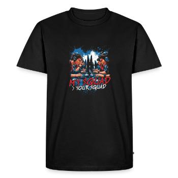 Esports Esport Multiplayer My Squad > Your Squad - Men's Premium Organic T-Shirt - black - Front - Nico (187cm)