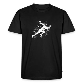 Sprinter Colorsplash Sprintender Sprint - Men's Premium Organic T-Shirt - black - Front - Nico (187cm)