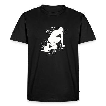 Sprinter Colorsplash Sprintender Sprint - Men's Premium Organic T-Shirt - black - Front - Nico (187cm)