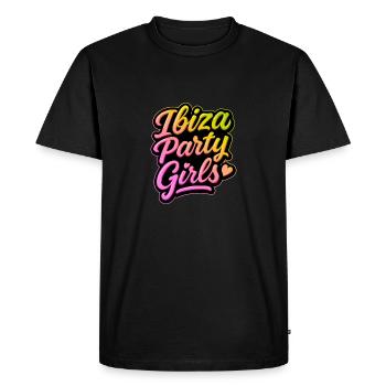 Ibiza Filles de fête Coloré - T-shirt Premium bio Homme - noir - Devant - Nico (187cm)