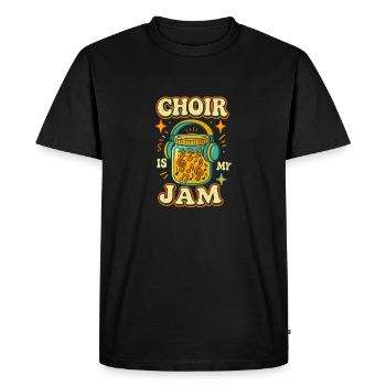 The Choir Member High School College Vocal - Men's Premium Organic T-Shirt - black - Front - Nico (187cm)