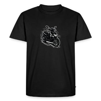 Scooter Scooter 50cc - Men's Premium Organic T-Shirt - black - Front - Nico (187cm)