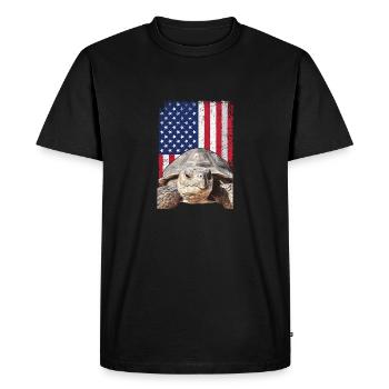 Certains meilleurs amis ne disent jamais un mot, Sulcata - T-shirt Premium bio Homme - noir - Devant - Nico (187cm)