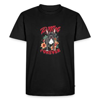 Pitbull Pitbulls Pitties pour toujours - T-shirt Premium bio Homme - noir - Devant - Nico (187cm)