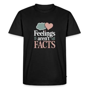 Thérapie Affirmation Pleine conscience Citation Sentiments - T-shirt Premium bio Homme - noir - Devant - Nico (187cm)