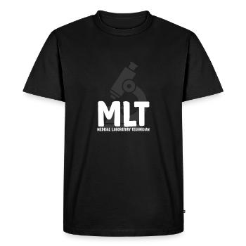 Medical Laboratory Technician Funny MLT Medical - Men's Premium Organic T-Shirt - black - Front - Nico (187cm)